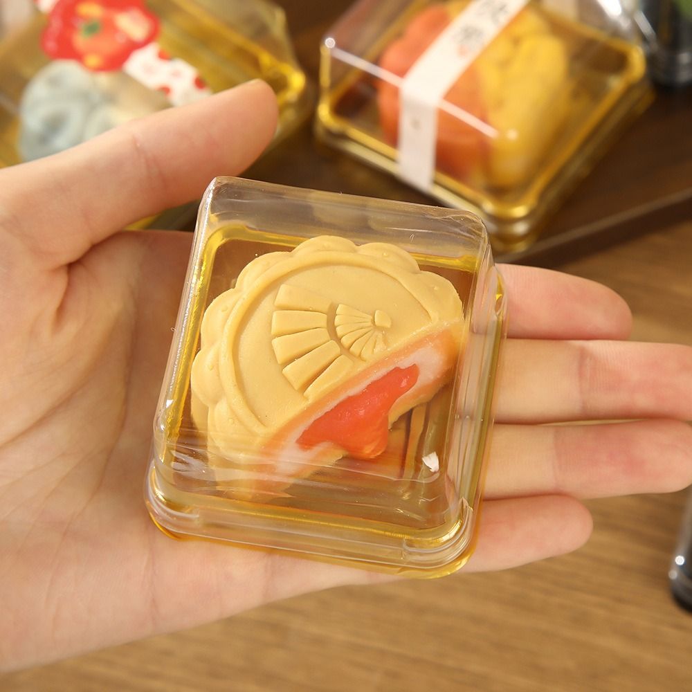 Xmas Food Storage Containers - Boîtes à gâteaux de lune carrées