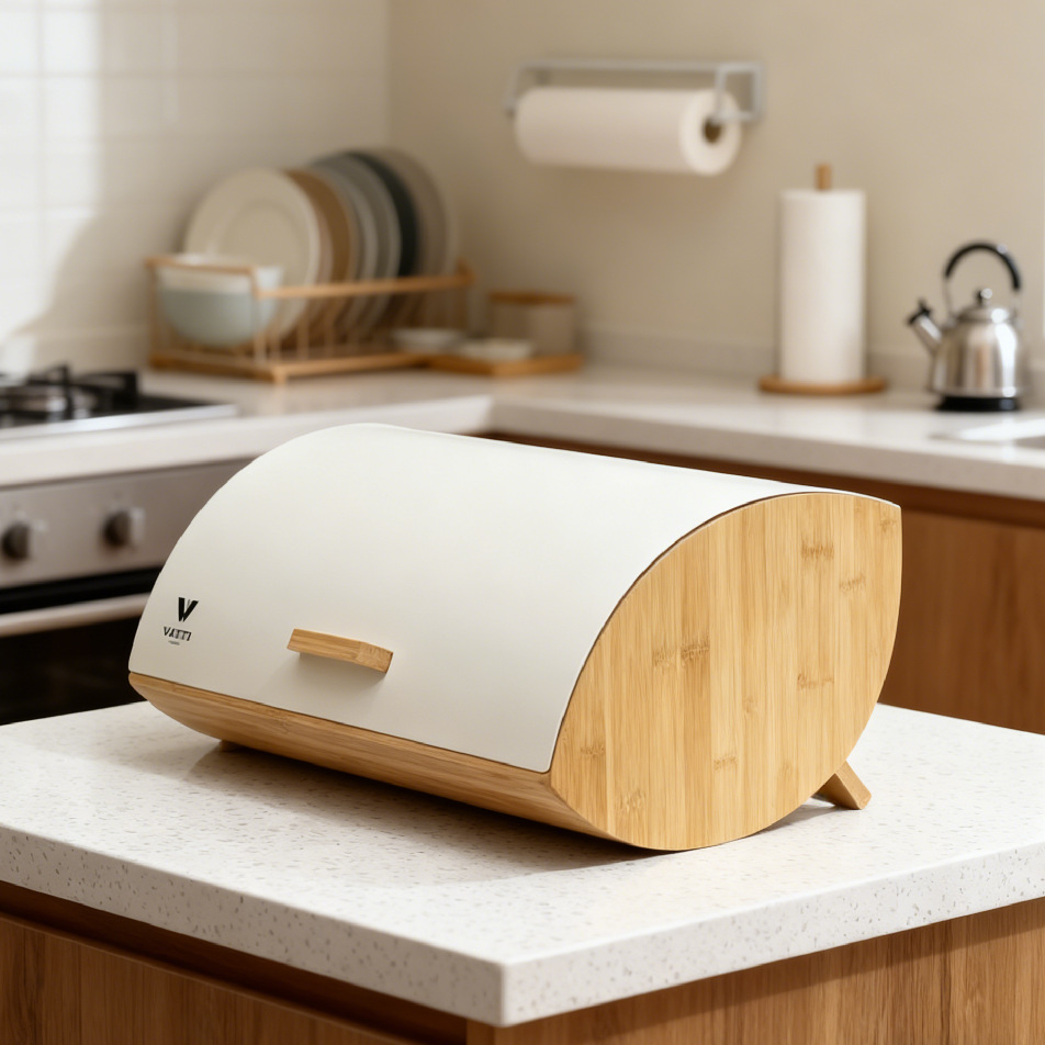 Bread Box Bamboo - Boîte à pain en bambou, boîte