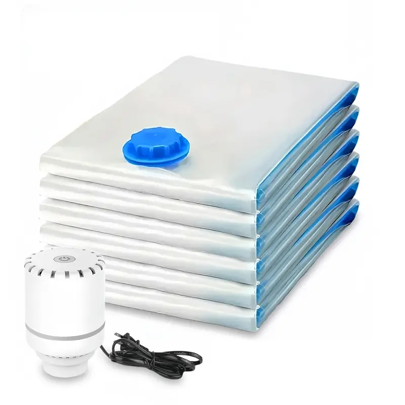 Food Storage Vacuum Bags - Pompe électrique pour sacs compressibles, pompe