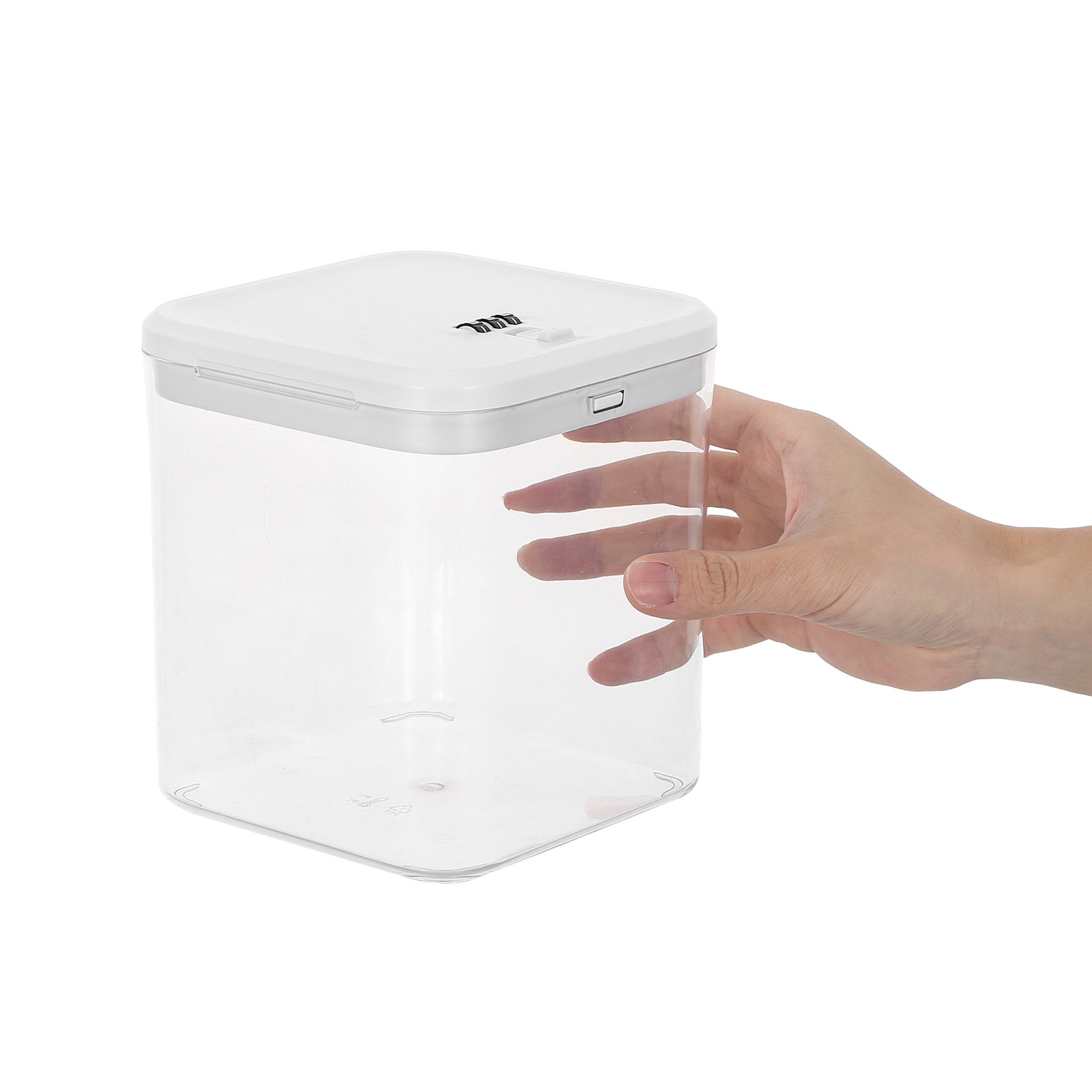 Lock And Lock Food Storage - Boîte de rangement empilable transparente avec