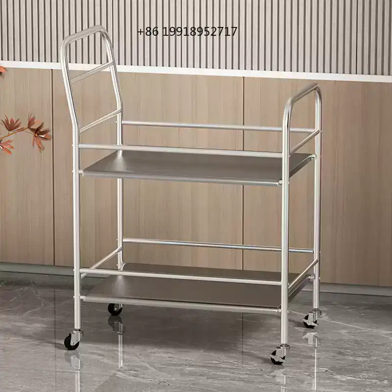 Food Storage For Restaurant - Chariot utilitaire en acier inoxydable, chariot