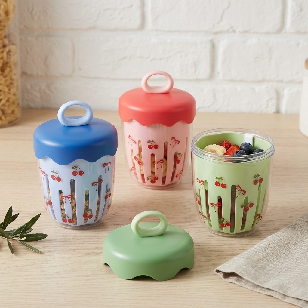 Food Storage Handling - Boîte à déjeuner portable en plastique