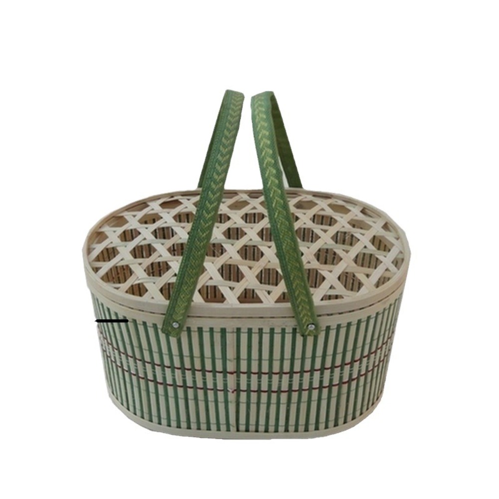 Bread Box Bamboo - Panier de rangement vintage en bambou