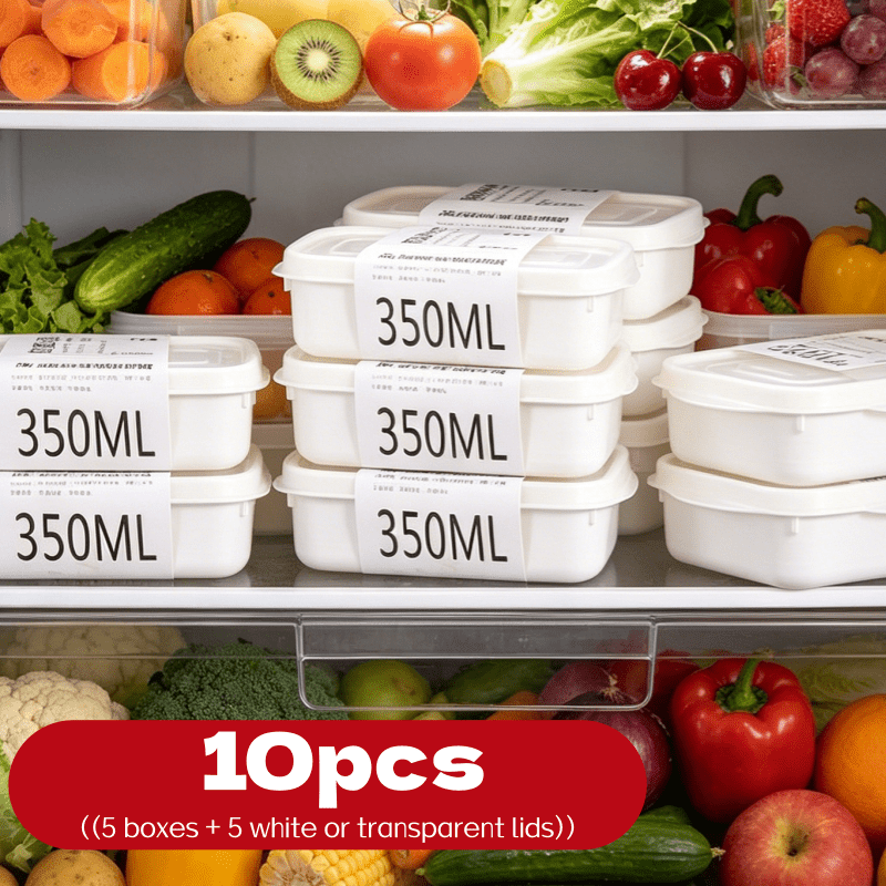 Food Storage On Table - Lot de 10 boîtes de conservation