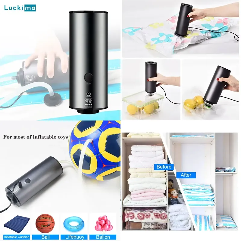 Food Storage Vacuum Pump - Machine à vide portable 2 en