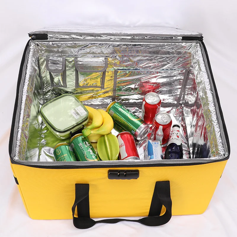 Food Storage Bags Reusable - 80L Portable grande Pizza livraison chaude