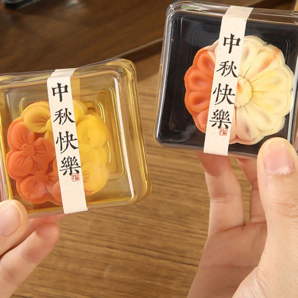 Boîtes à gâteaux de lune carré - Xmas Food Storage Containers avis et prix