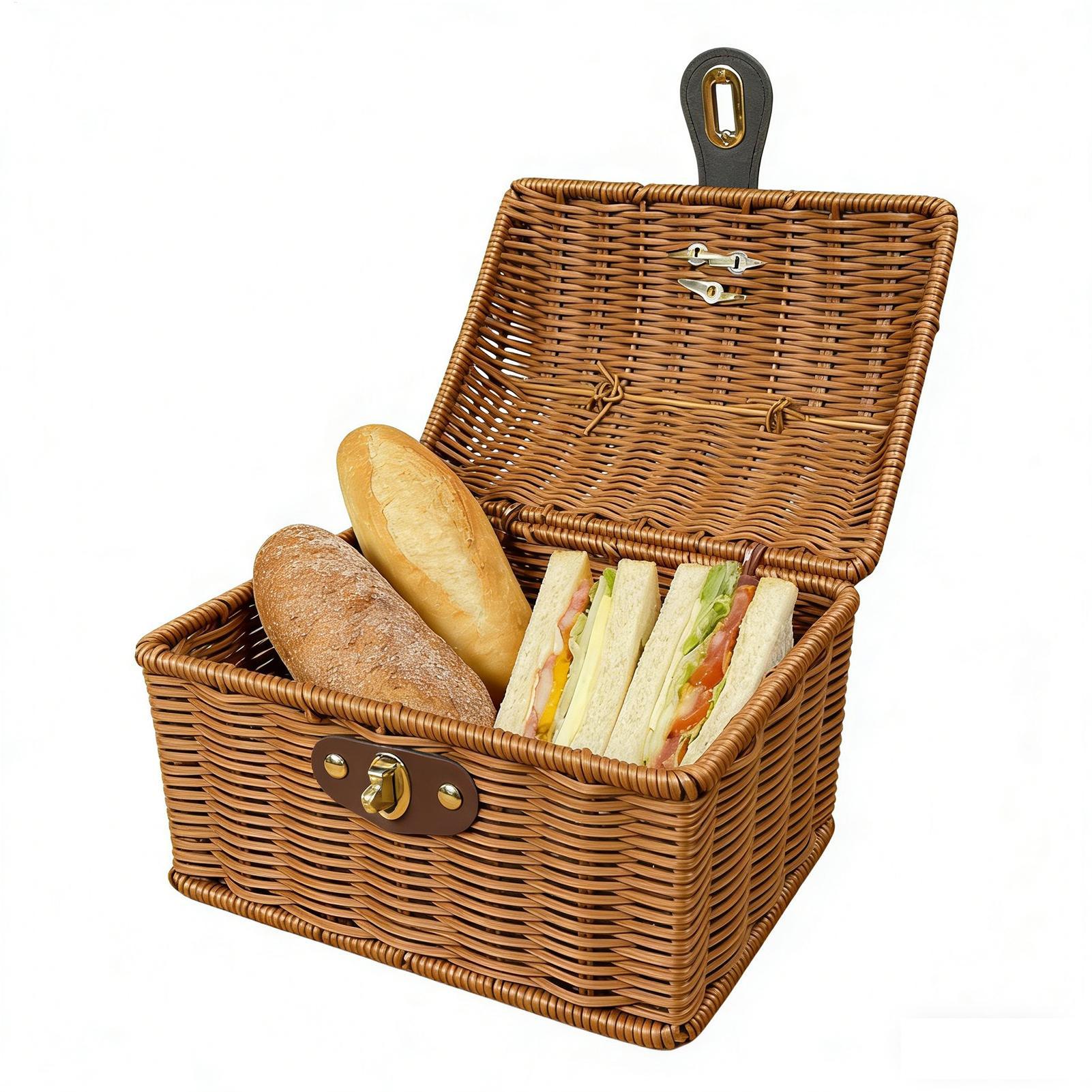 Panier de pique-nique avec poi - Bread Box Bamboo avis et prix