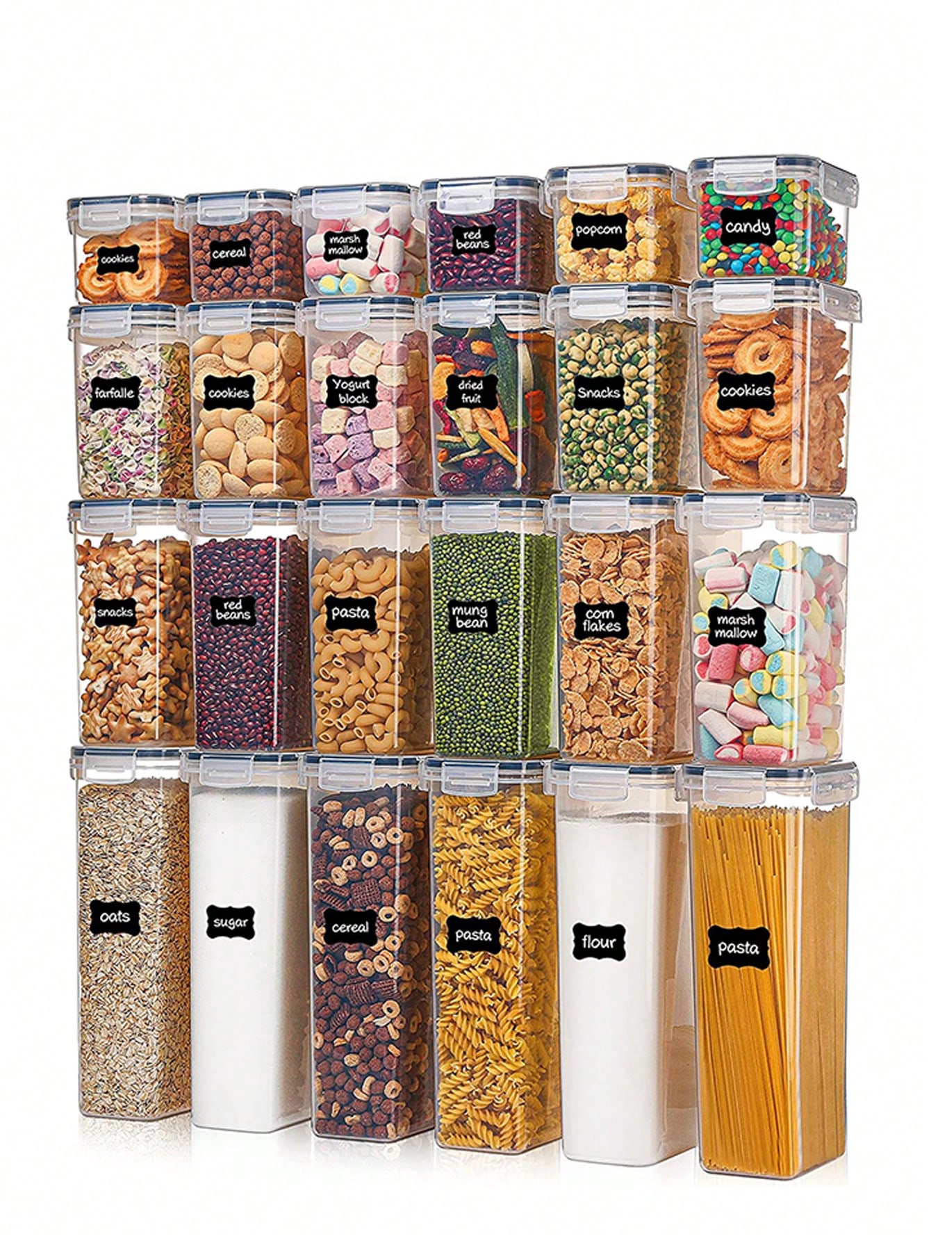 48 contenants hermétiques pour - Lock And Lock Food Storage avis et prix