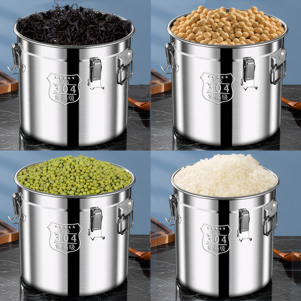 Seau de stockage en acier inox - Food Storage For Restaurant avis et prix