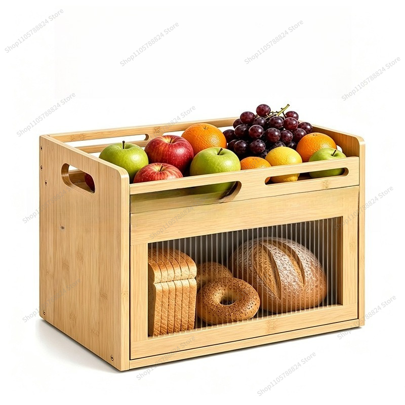 Boîte à pain en bambou, boîte  - Bread Box Bamboo avis et prix