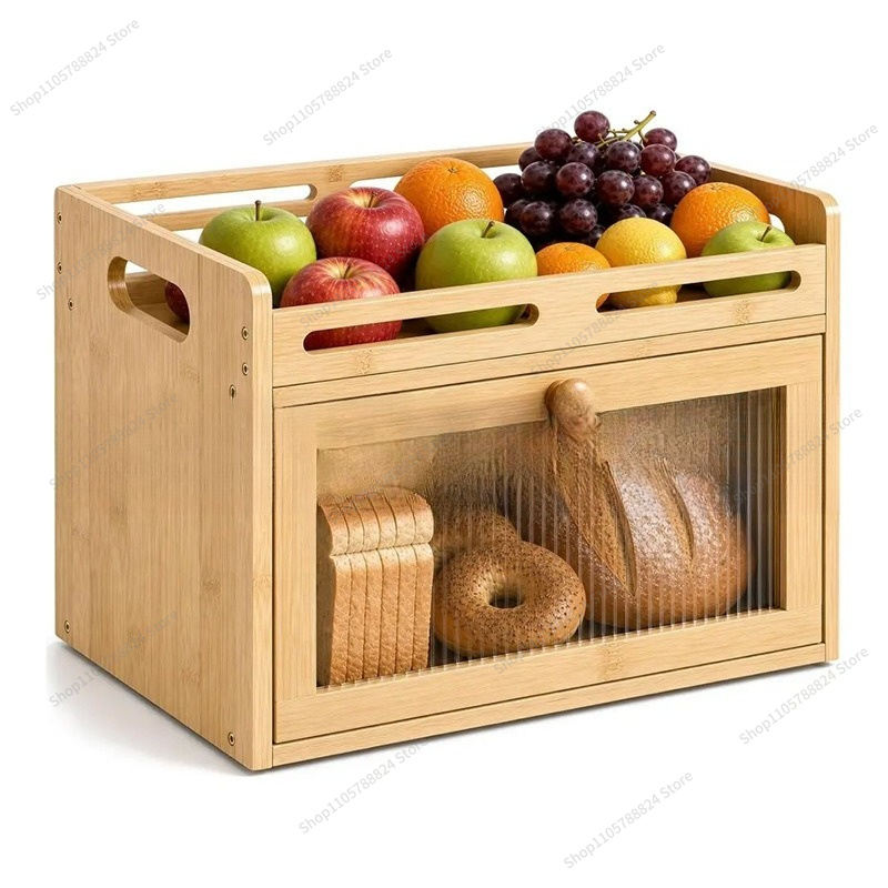 Boîte à pain en bambou, boîte  - Bread Box Bamboo avis et prix