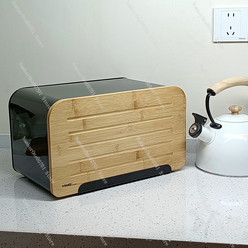 Boîte à pain de cuisine avec c - Bread Box Bamboo avis et prix