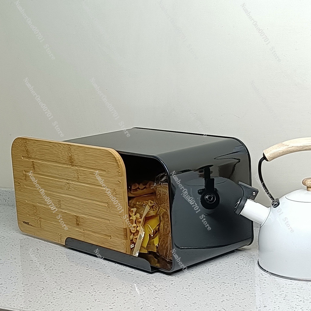 Boîte à pain de cuisine avec c - Bread Box Bamboo avis et prix