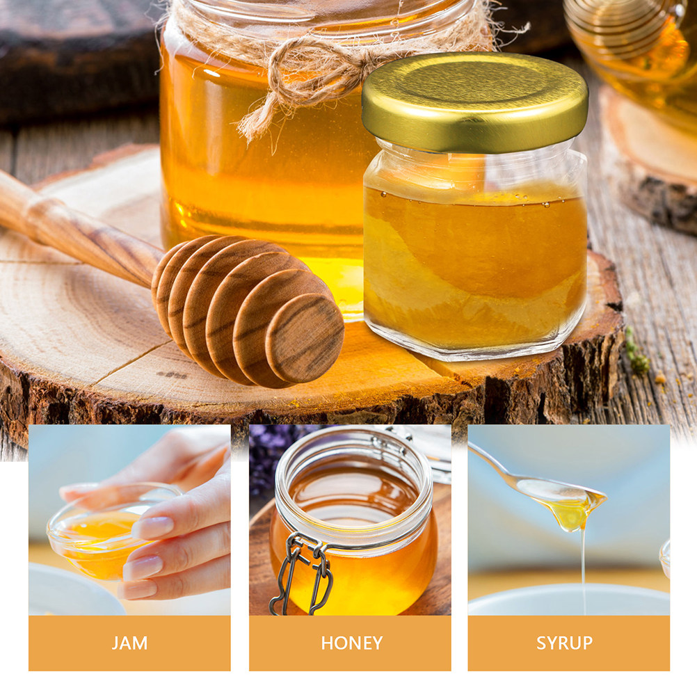 6 pots en verre hexagonaux tra - Food Storage Jars avis et prix