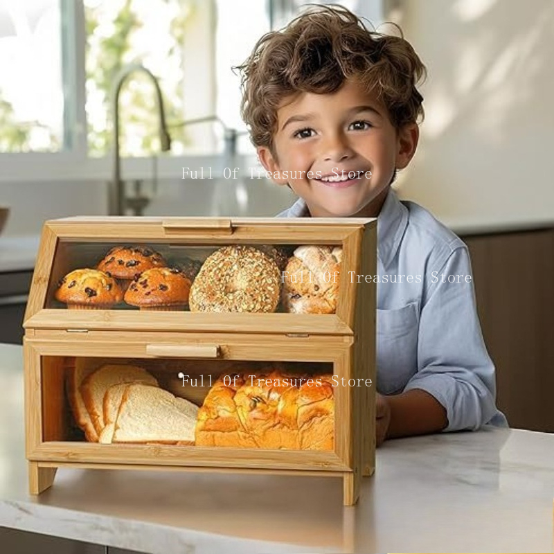 Boîte à pain en bambou adaptée - Bread Box Bamboo avis et prix
