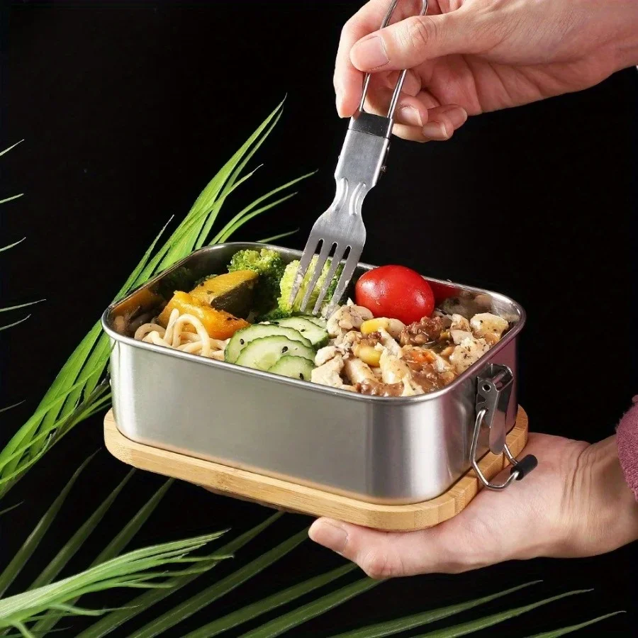 Nouvelle boîte à lunch en acie - Food Storage On Table avis et prix