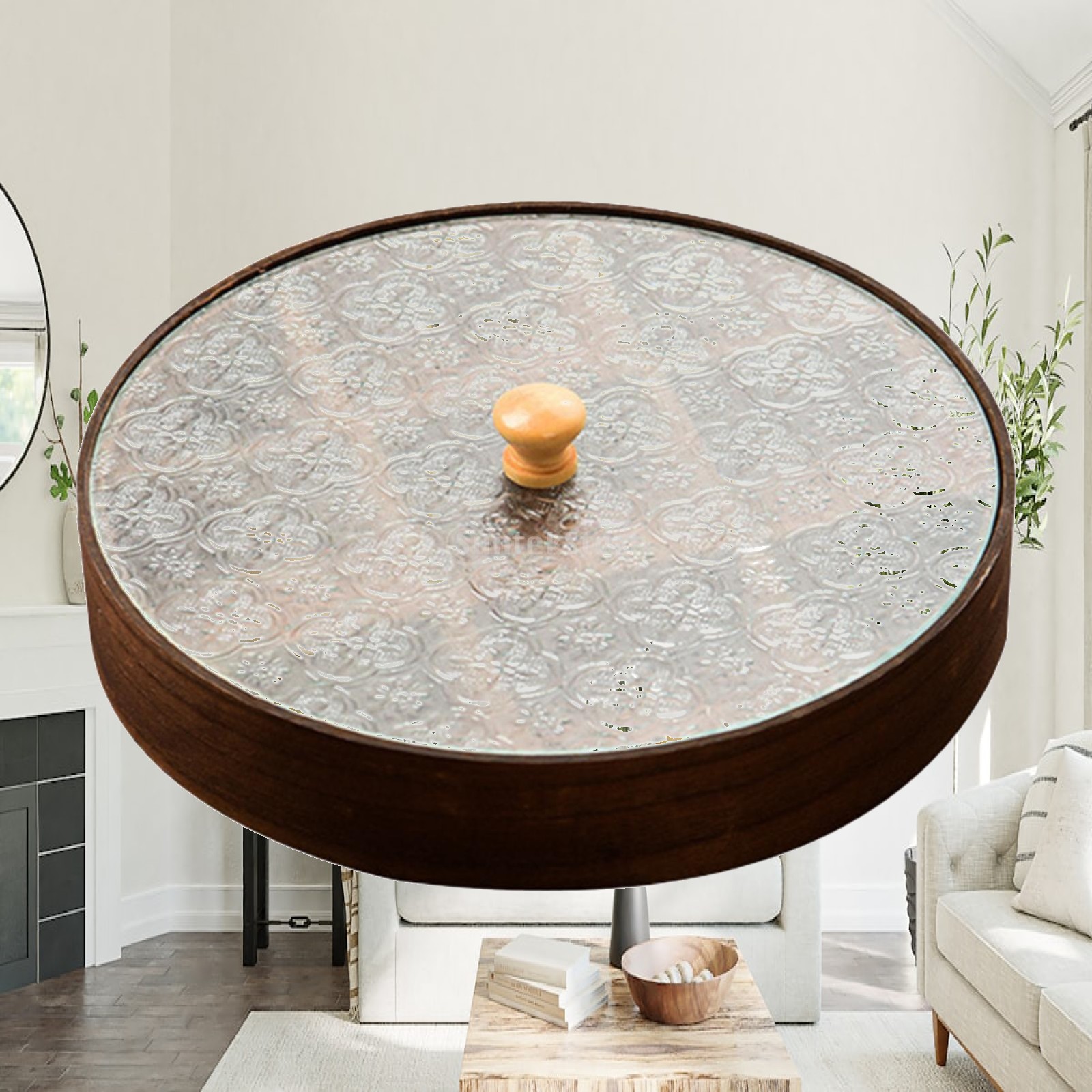 Plateau de service divisé avec - Food Storage Glass Round avis et prix