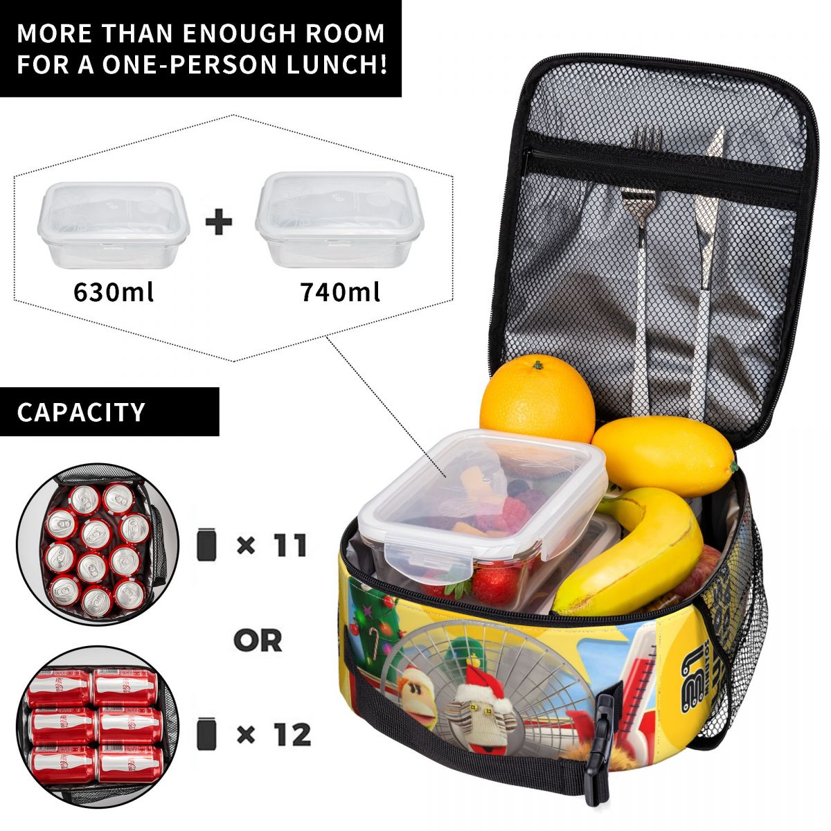 31 Minutos Chilean Cartoon Sac - Xmas Food Storage Containers avis et prix