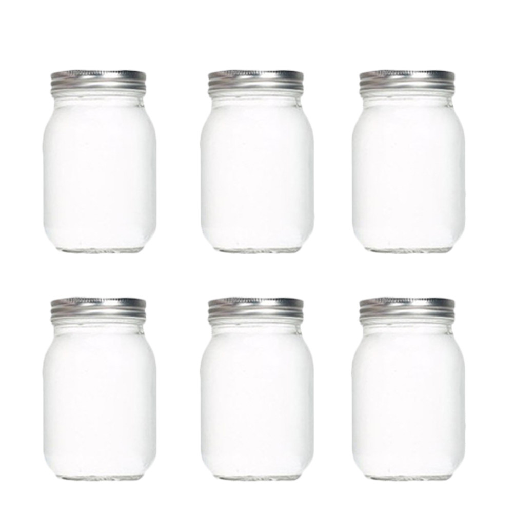 6 pots en verre ronds transpar - Food Storage Jars avis et prix