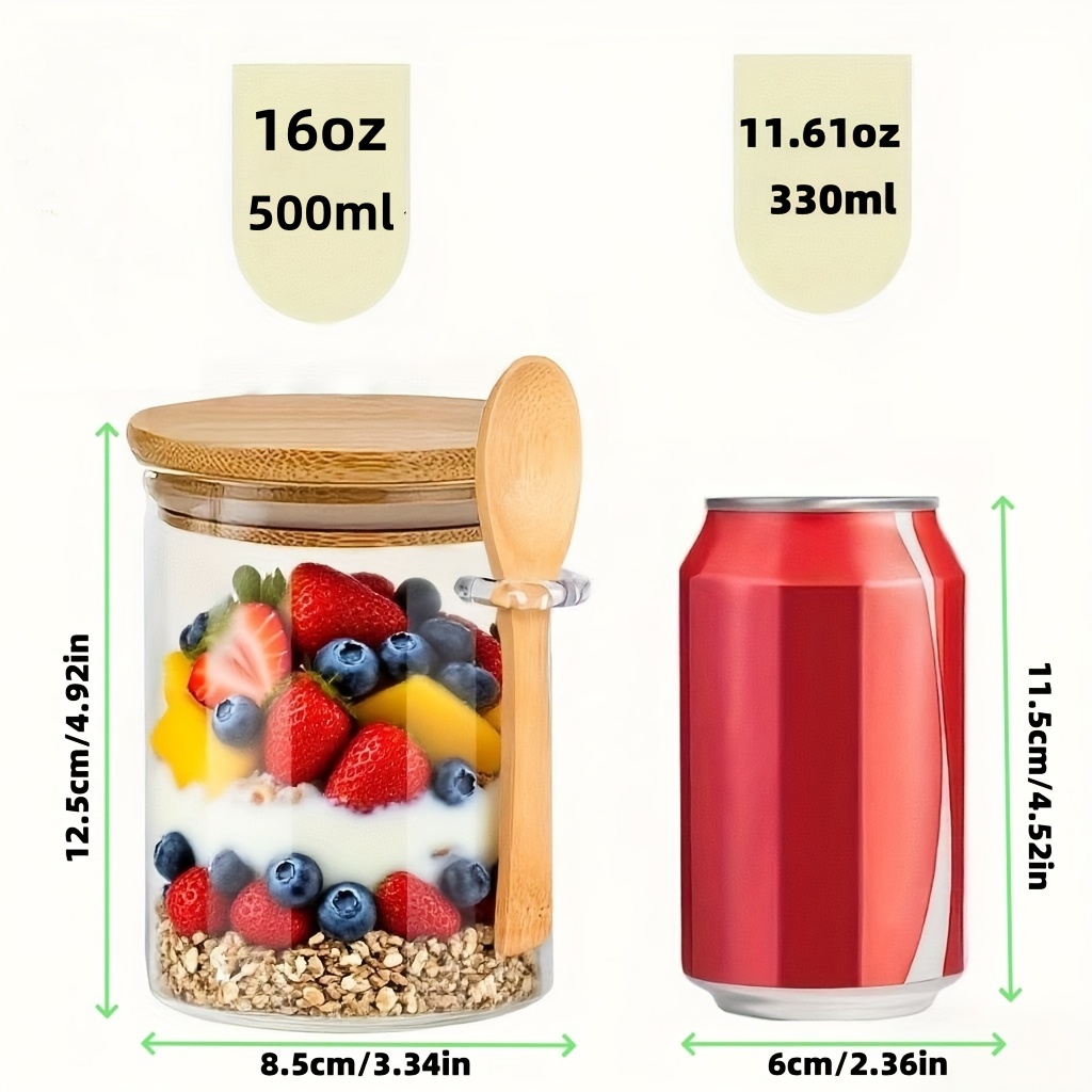 Ensemble de tasses en verre po - Food Storage Glass Round avis et prix