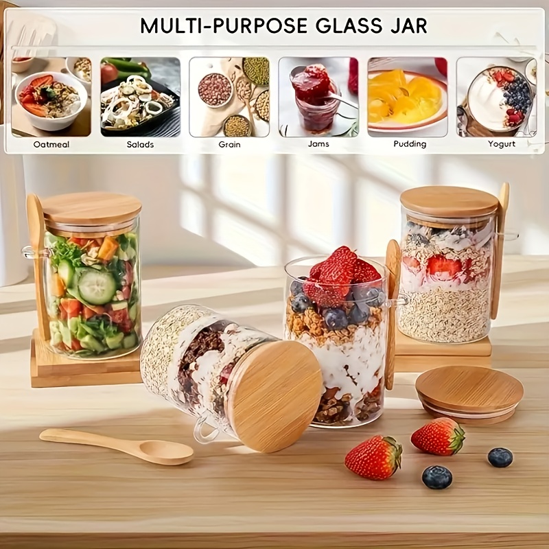 Ensemble de tasses en verre po - Food Storage Glass Round avis et prix