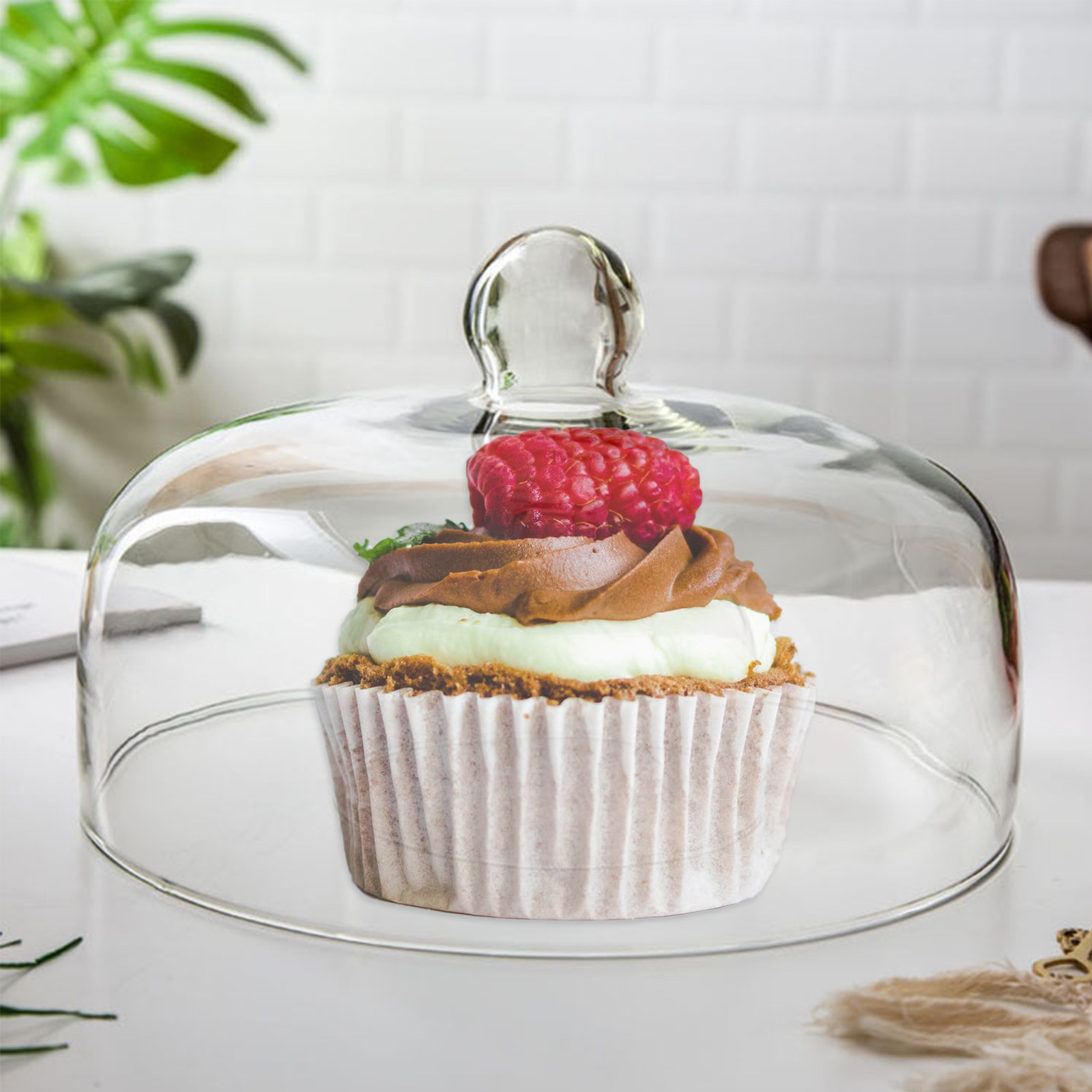 1 pièce de dôme à gâteau anti- - Food Storage Glass Round avis et prix