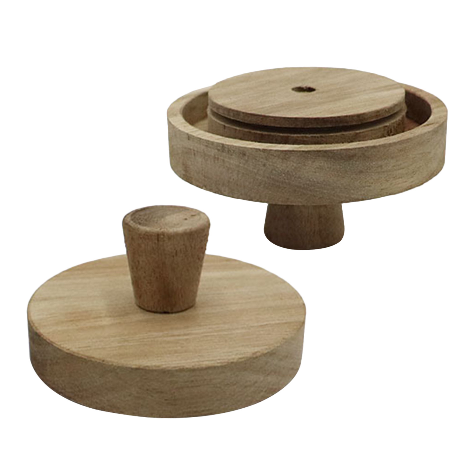 2 couvercles ronds en bois d'a - Food Storage Glass Round avis et prix