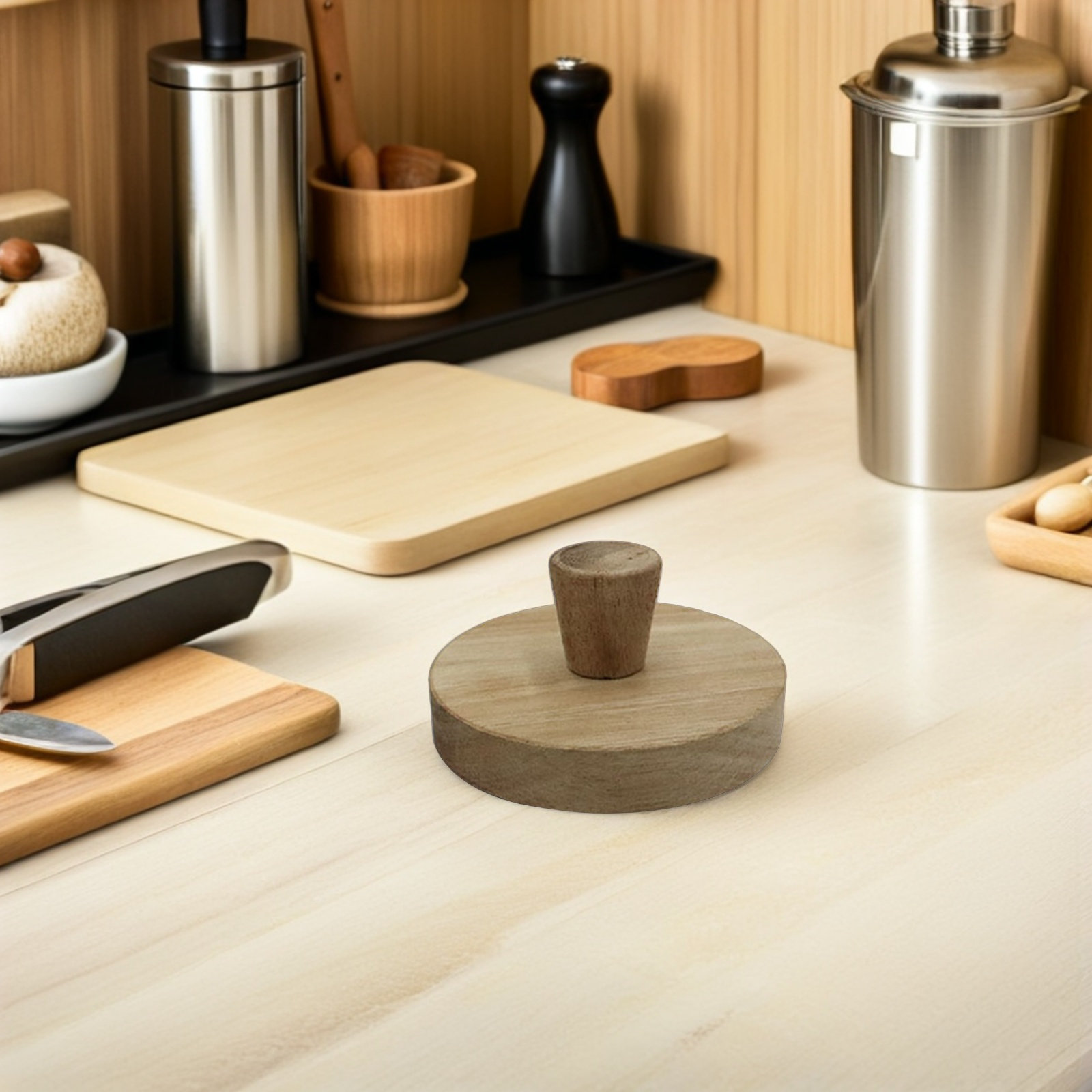 2 couvercles ronds en bois d'a - Food Storage Glass Round avis et prix