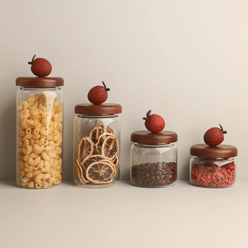 Bocal hermétique en verre avec - Food Storage Glass Round avis et prix
