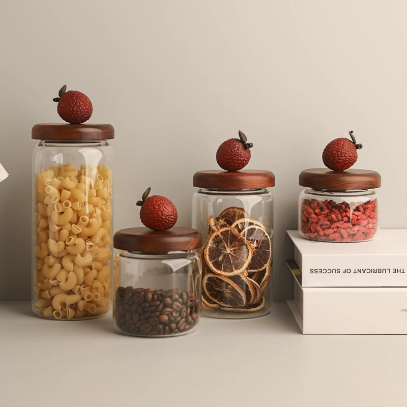Bocal hermétique en verre avec - Food Storage Glass Round avis et prix
