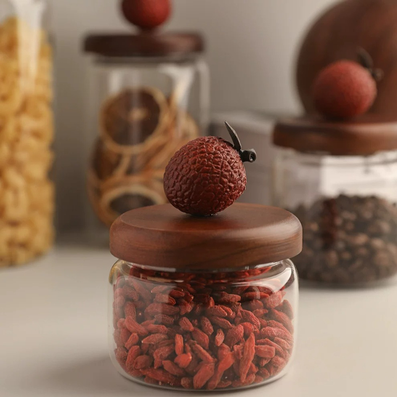 Bocal hermétique en verre avec - Food Storage Glass Round avis et prix