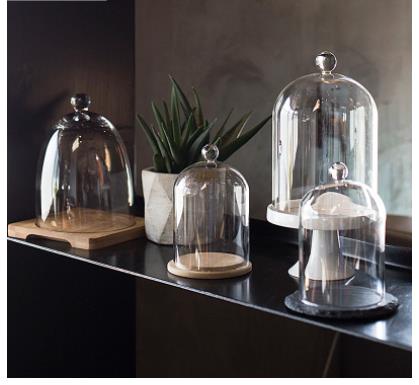 Assiette à gâteau avec couverc - Food Storage Glass Round avis et prix