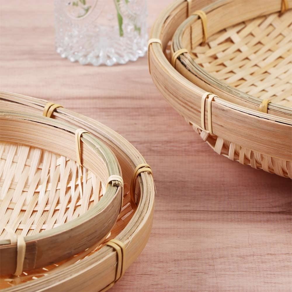 Plateau en bambou tissé à la m - Bread Box Bamboo avis et prix