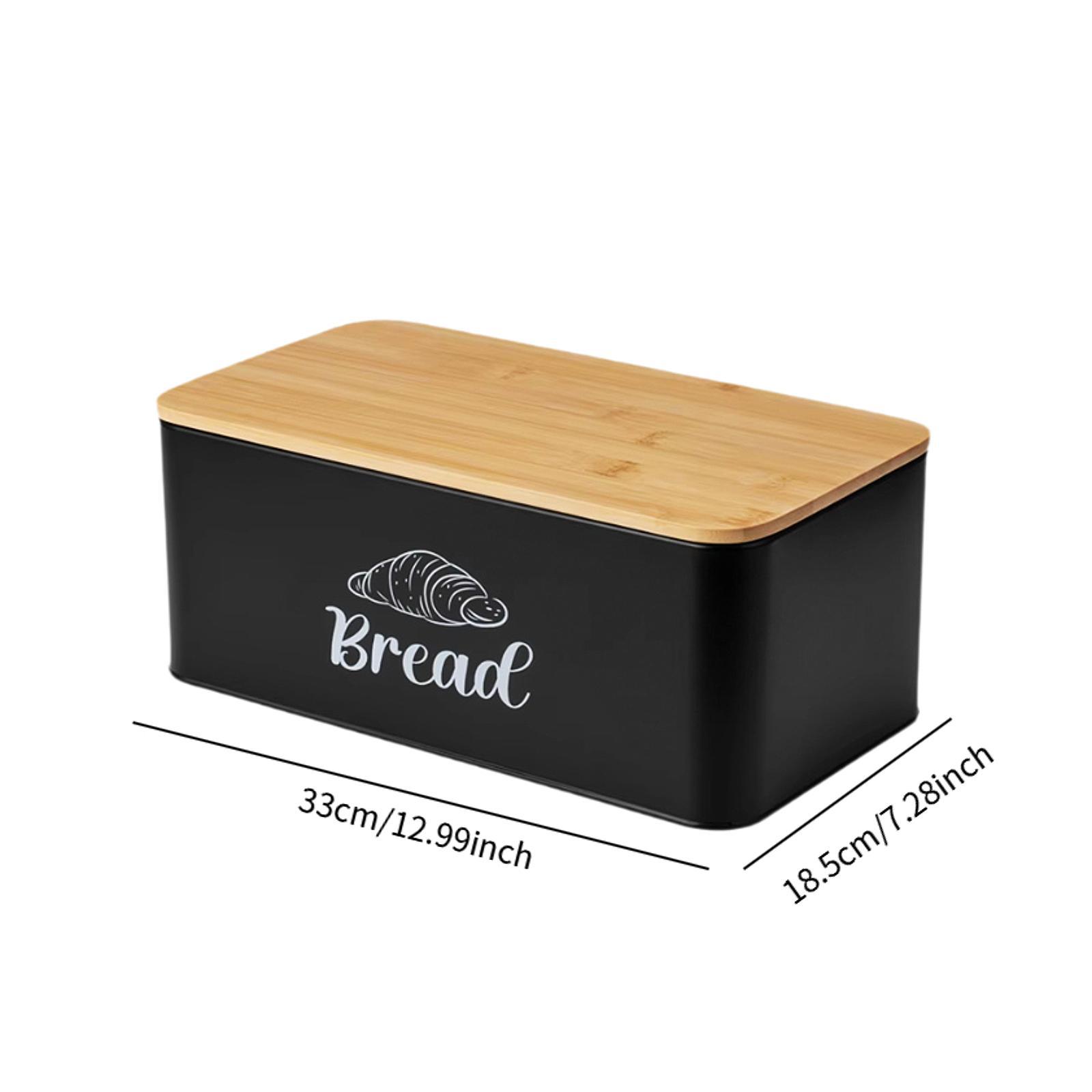 Boîte à pain durable en acier  - Bread Box Bamboo avis et prix