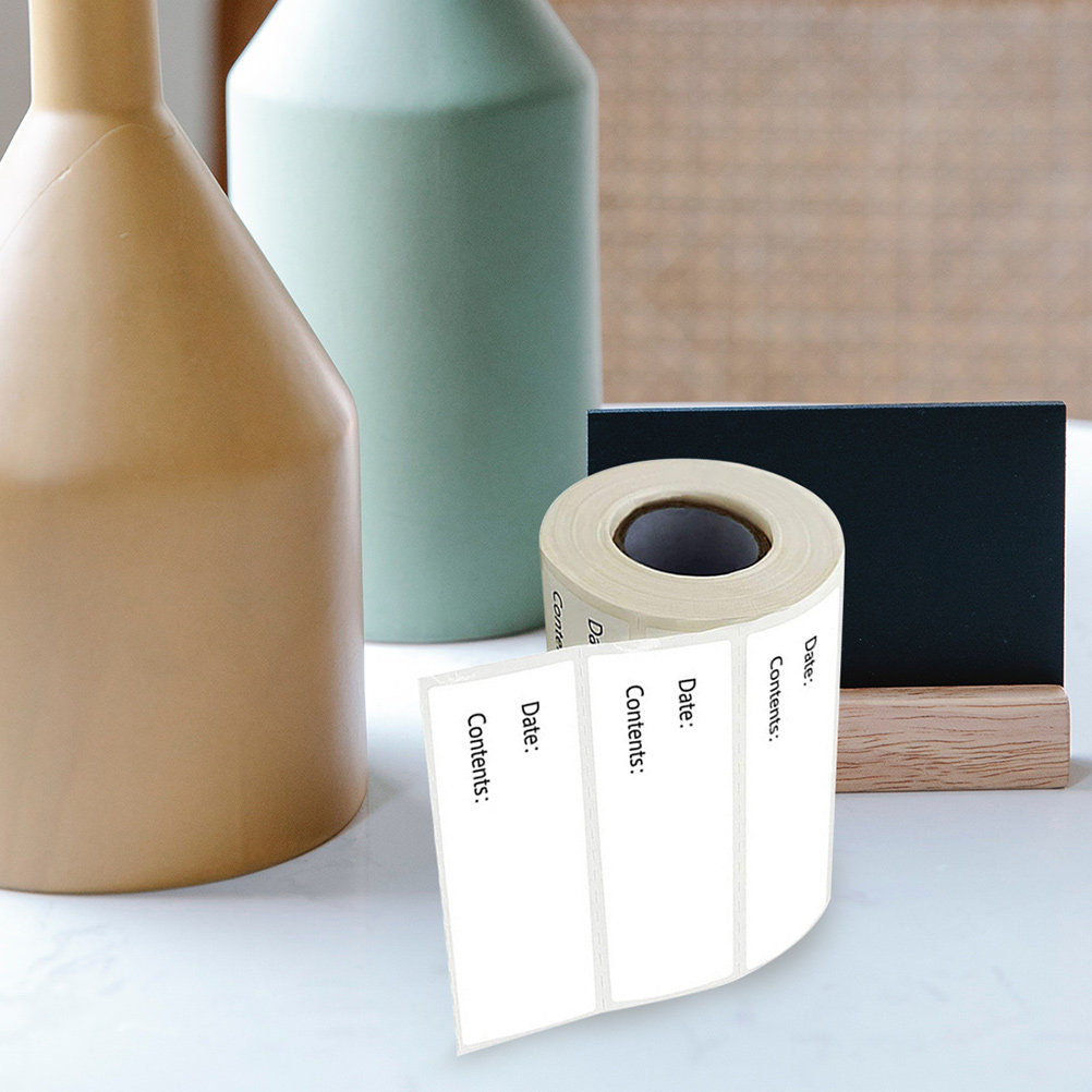 1 rouleau d'étiquettes aliment - Food Storage Jar Labels avis et prix