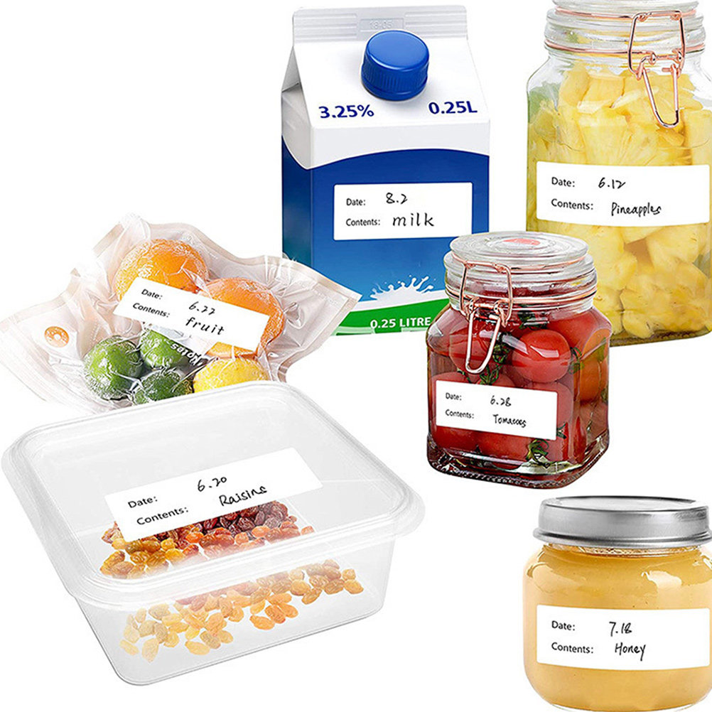 1 rouleau d'étiquettes aliment - Food Storage Jar Labels avis et prix